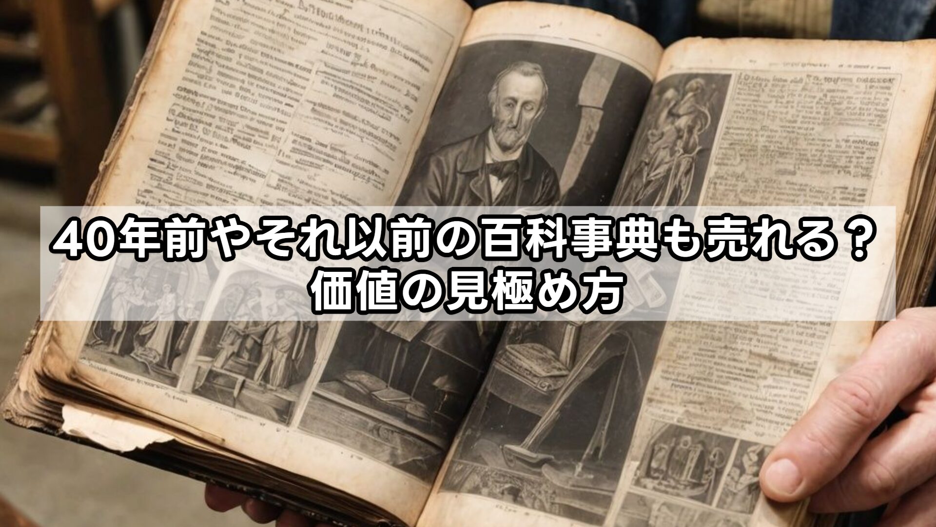 40年前やそれ以前の百科事典も売れる？価値の見極め方
