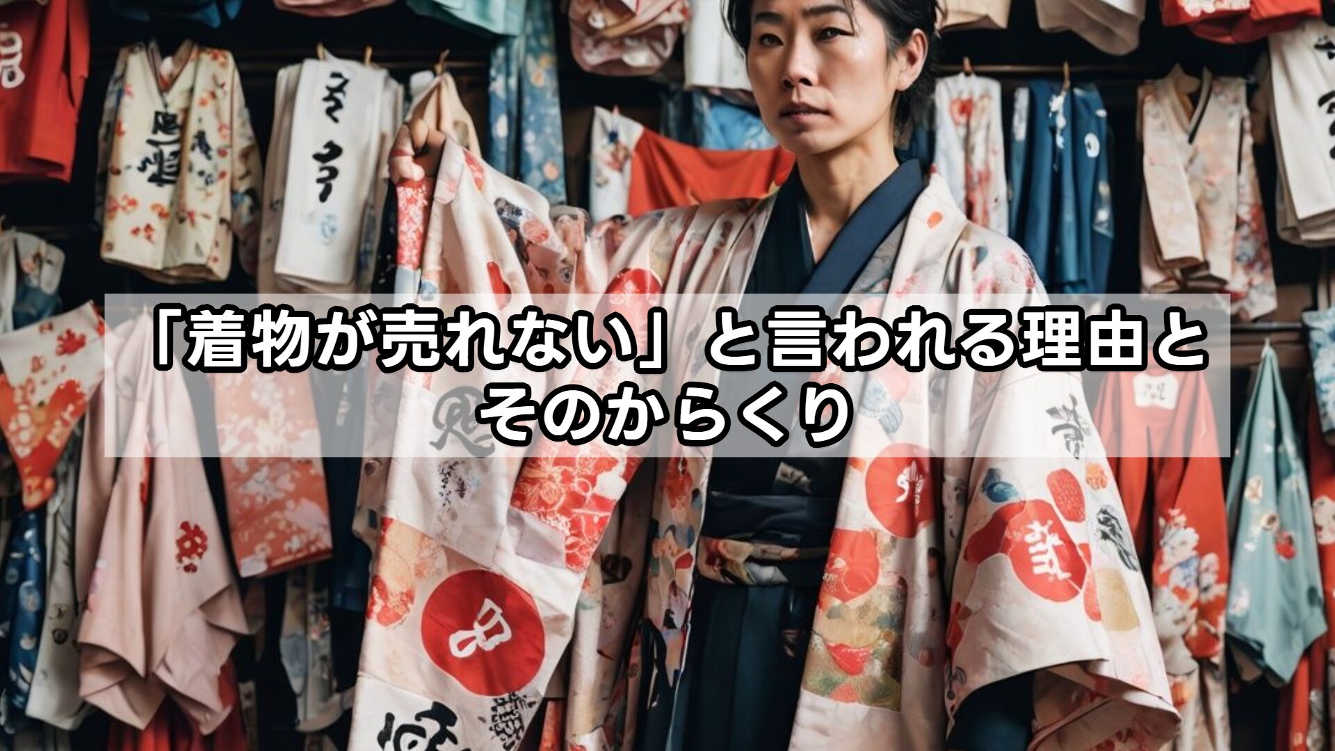 「着物が売れない」と言われる理由とそのからくり