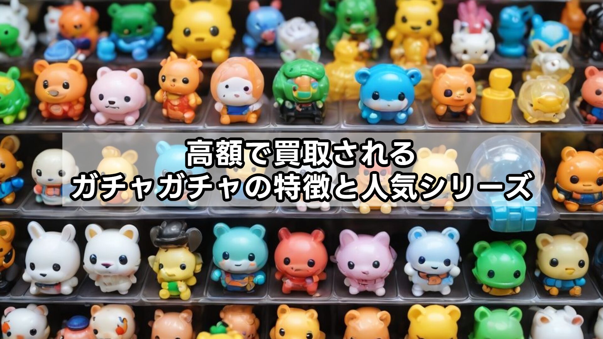 高額で買取されるガチャガチャの特徴と人気シリーズ