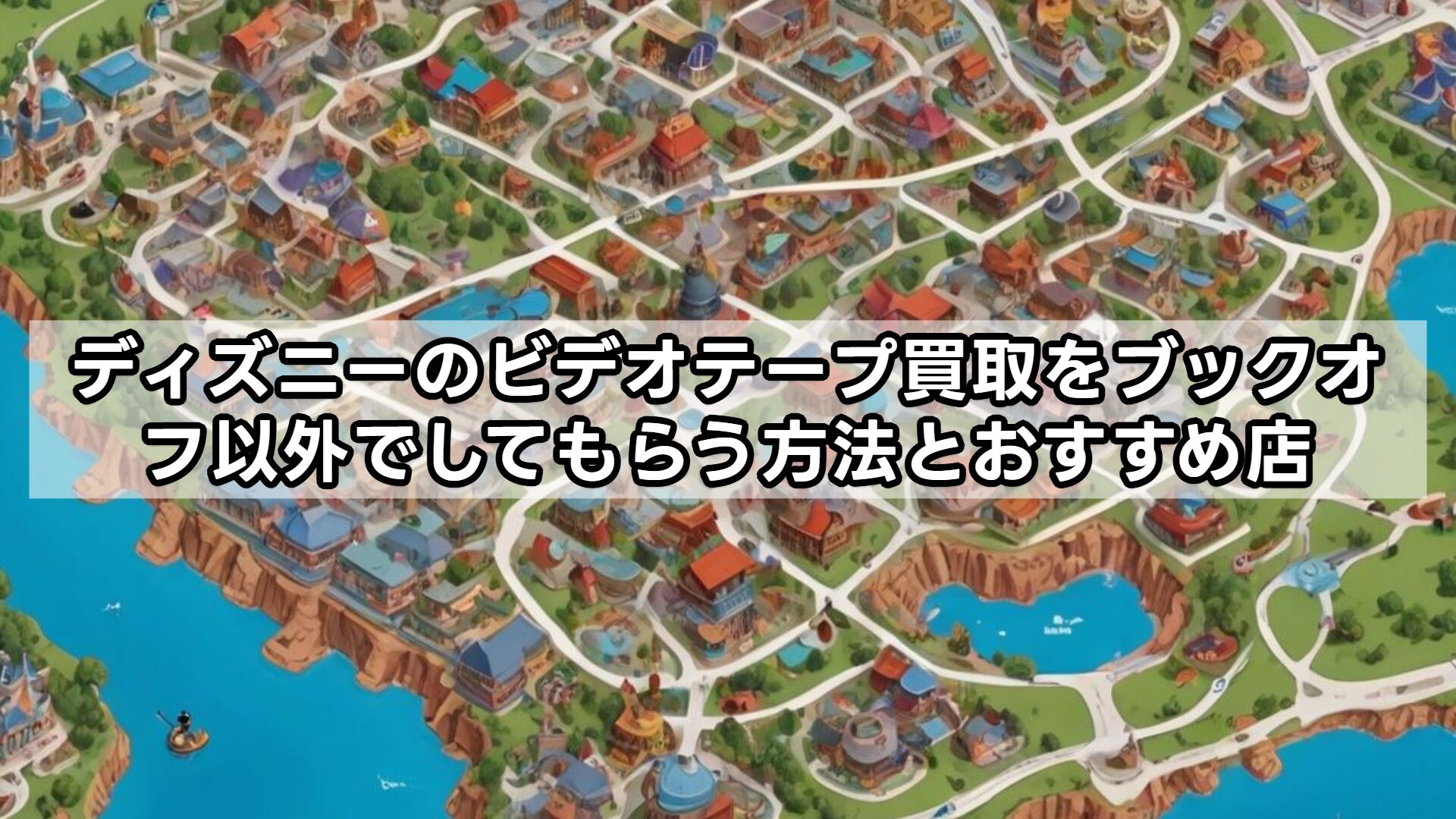ディズニーのビデオテープ買取をブックオフ以外でしてもらう方法とおすすめ店