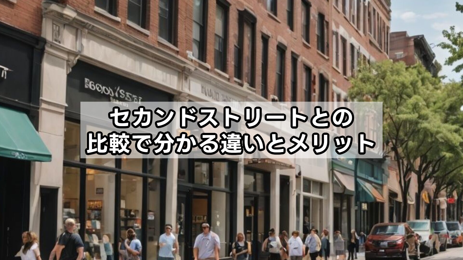 セカンドストリートとの比較で分かる違いとメリット