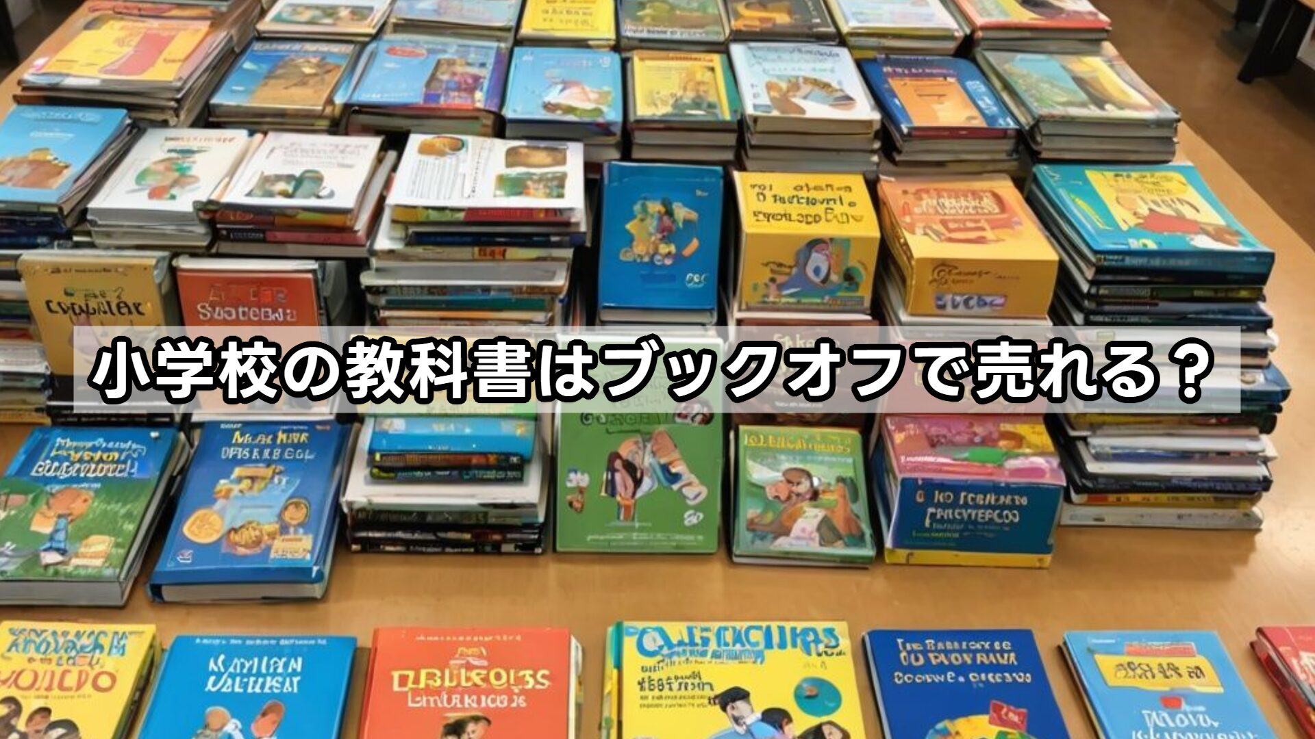 小学校の教科書はブックオフで売れる?