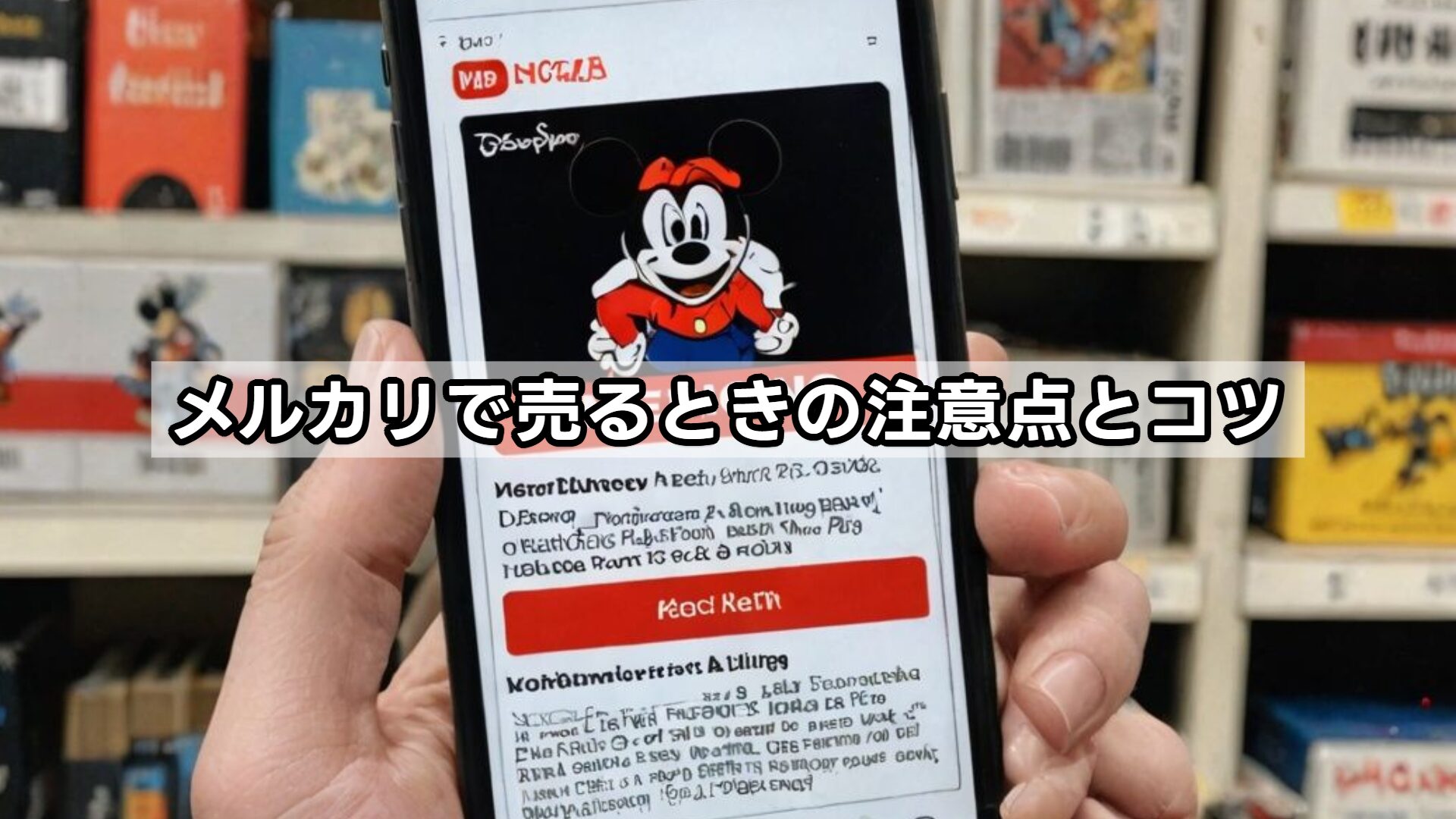 メルカリで売るときの注意点とコツ