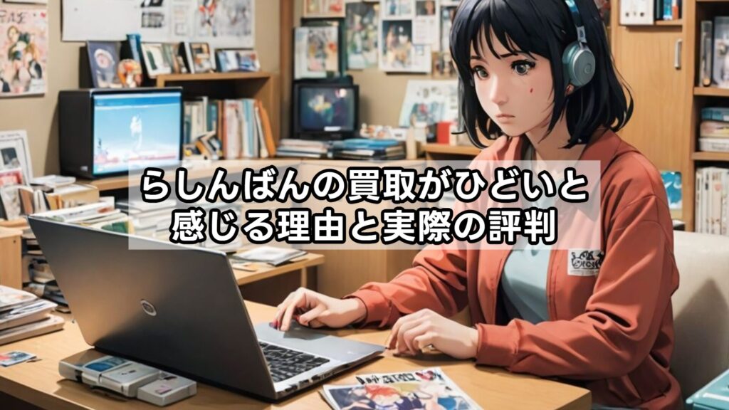 らしんばんの買取がひどいと感じる理由と実際の評判