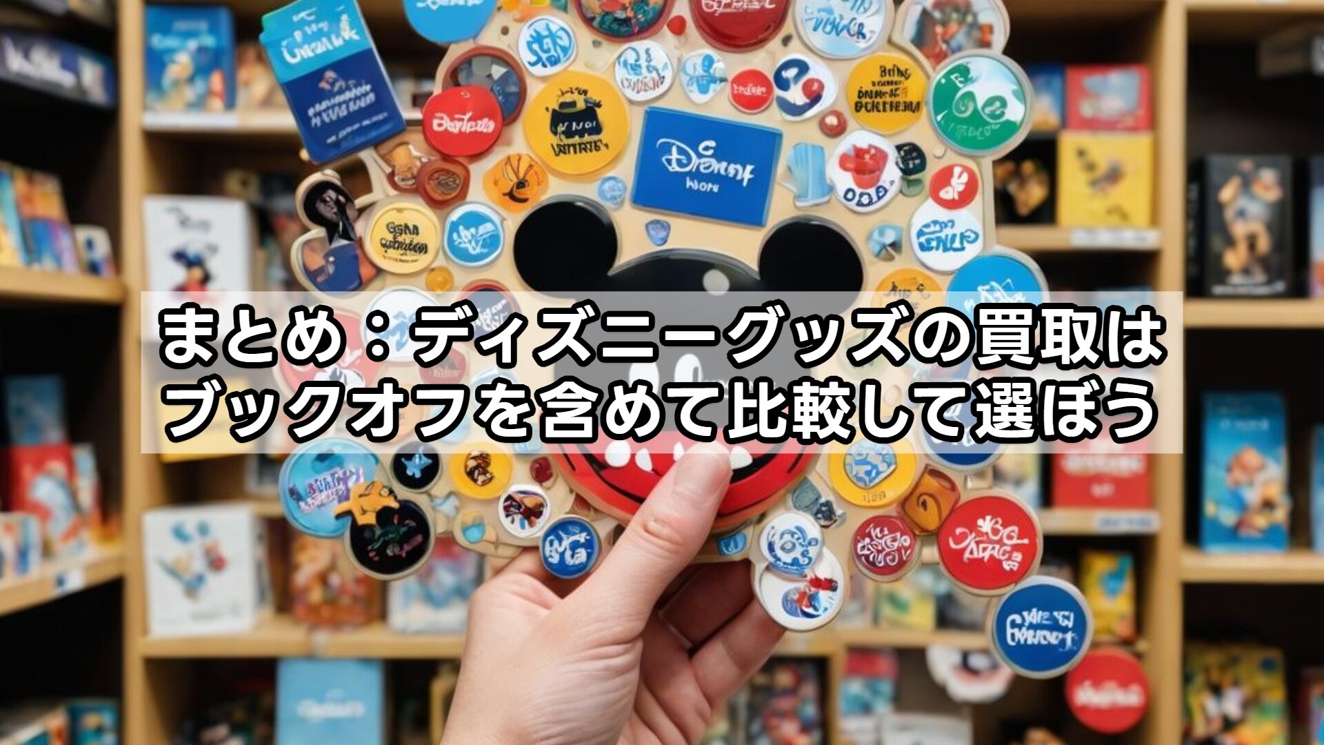 まとめ：ディズニーグッズの買取はブックオフを含めて比較して選ぼう