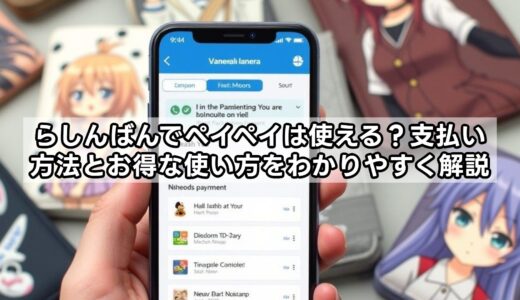 らしんばんでペイペイは使える？支払い方法とお得な使い方をわかりやすく解説