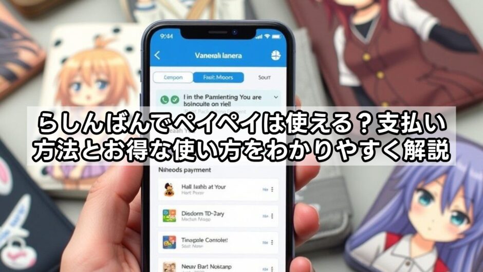 らしんばんでペイペイは使える？支払い方法とお得な使い方をわかりやすく解説