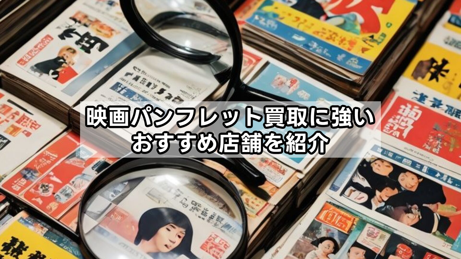 映画パンフレット買取に強いおすすめ店舗を紹介