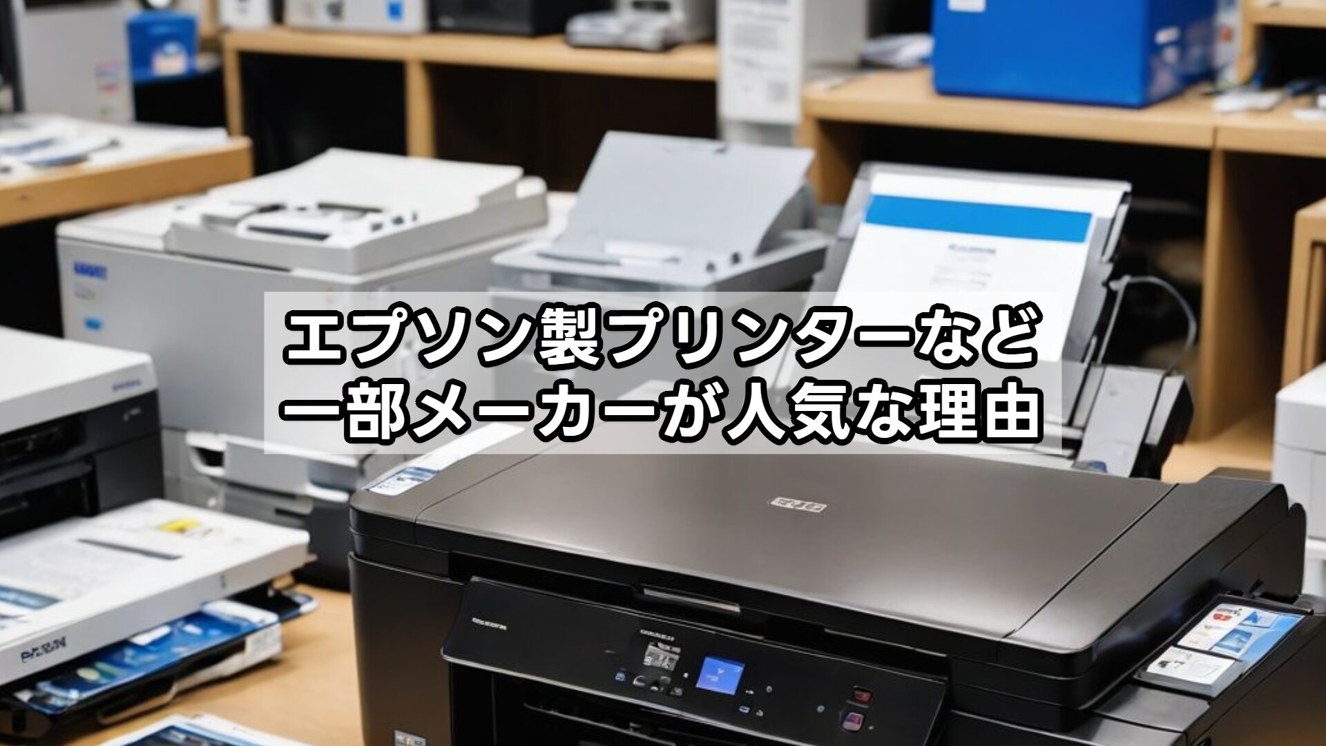 エプソン製プリンターなど一部メーカーが人気な理由