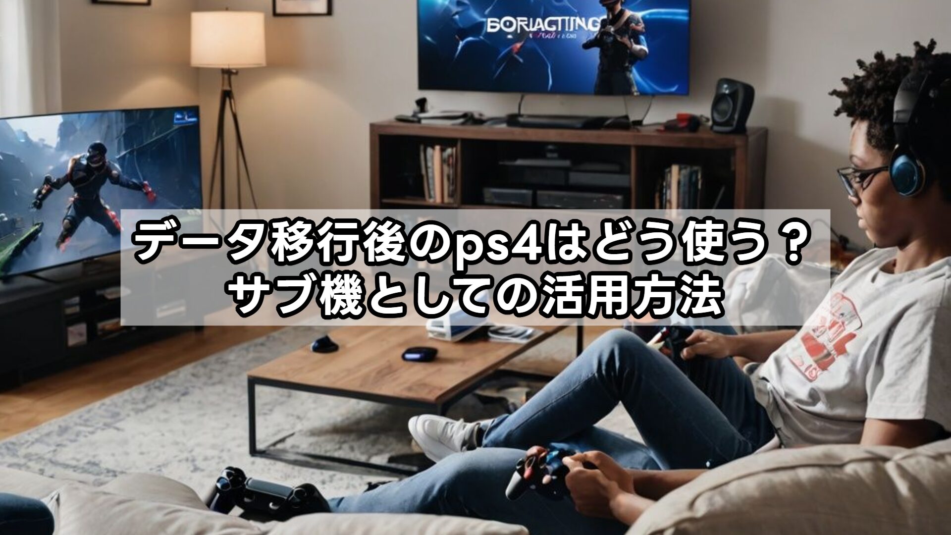 データ移行後のps4はどう使う?サブ機としての活用方法