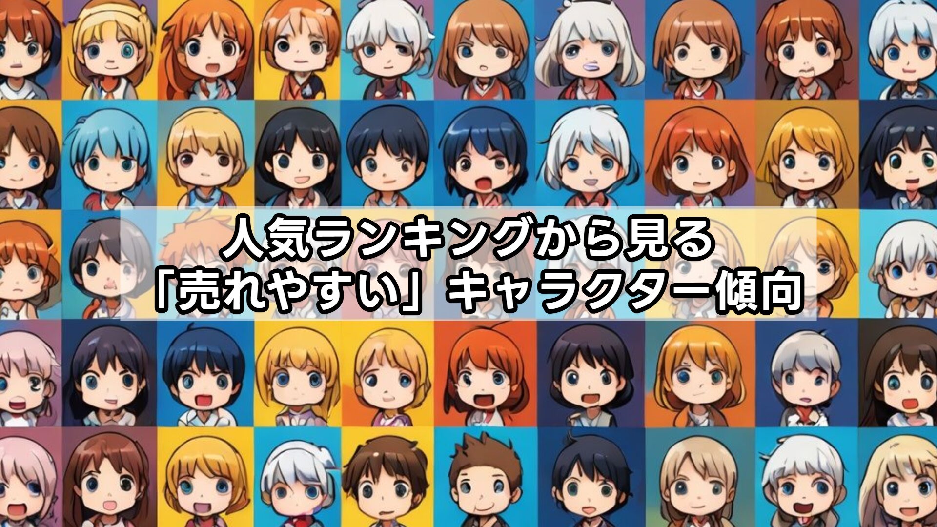 人気ランキングから見る「売れやすい」キャラクター傾向