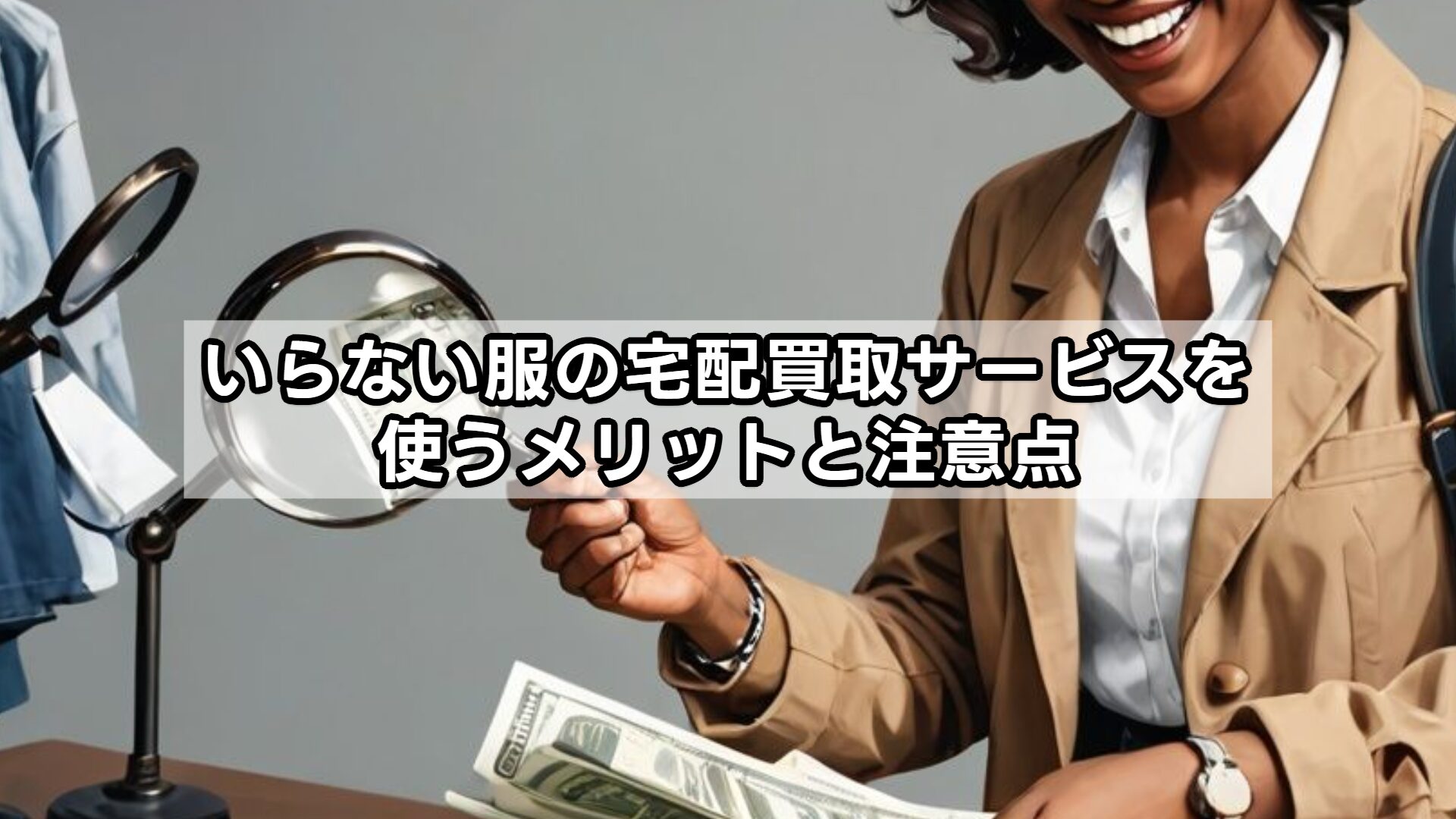 いらない服の宅配買取サービスを使うメリットと注意点