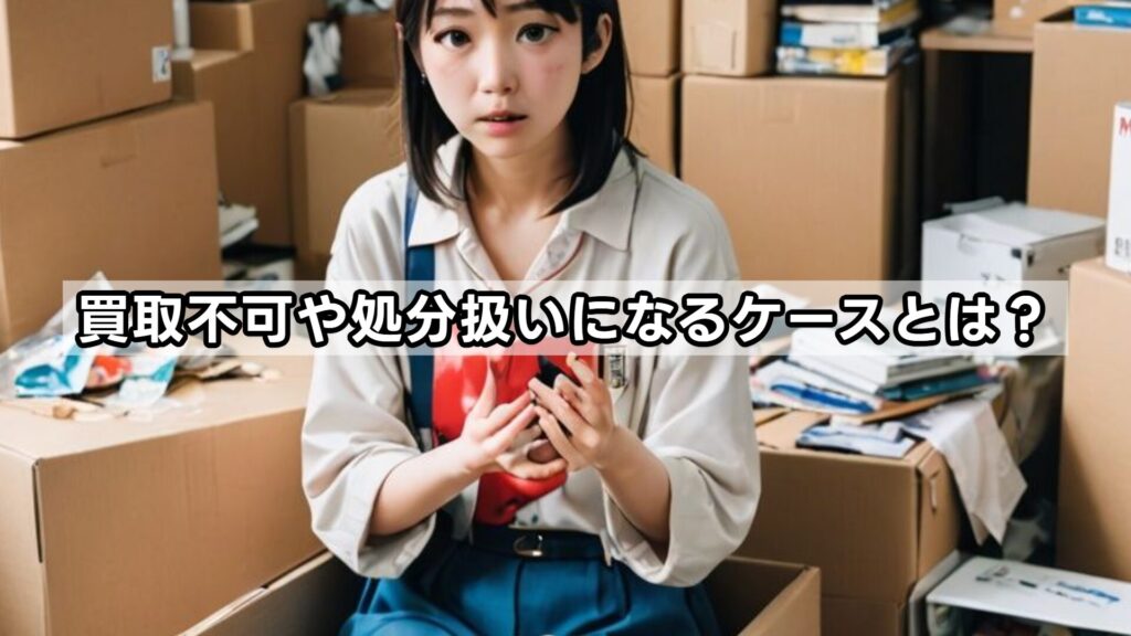 らしんばんで買取不可や処分扱いになるケースとは?