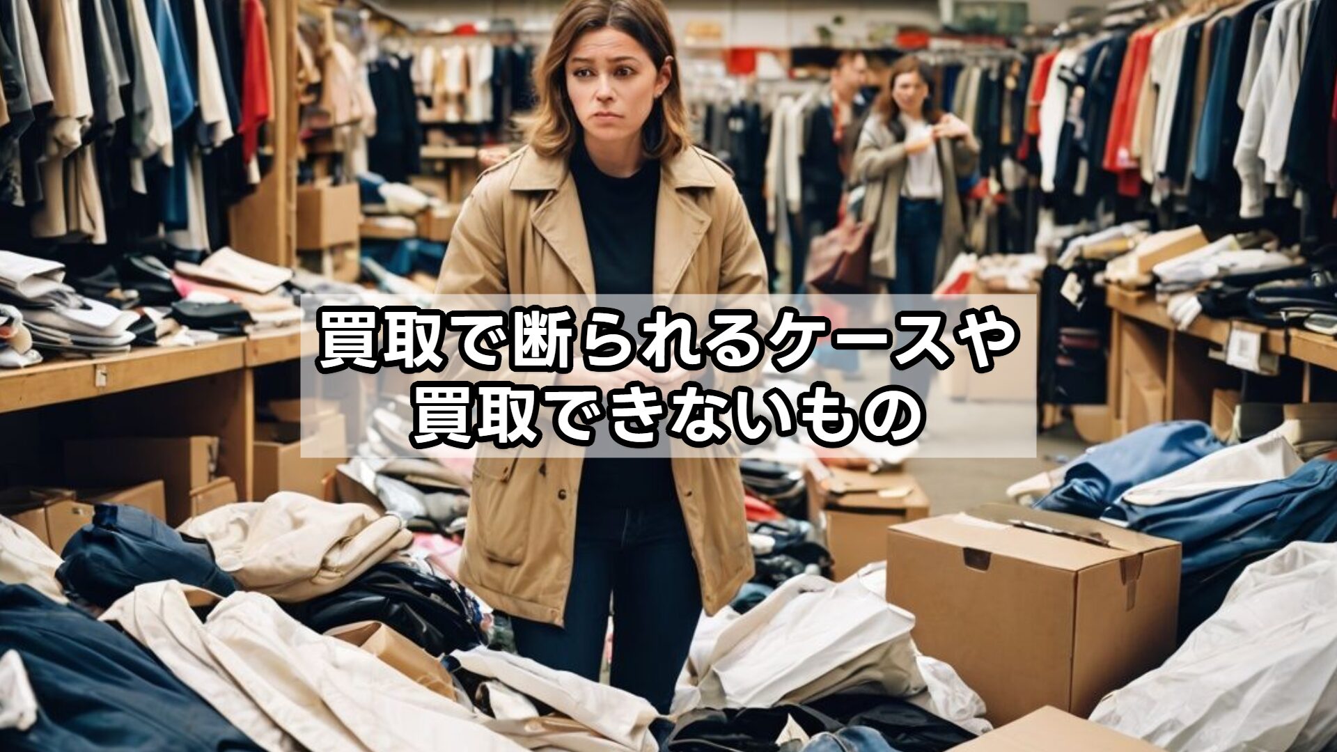 買取で断られるケースや買取できないもの