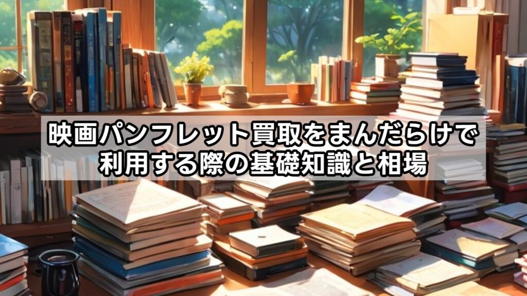 映画パンフレット買取をまんだらけで利用する際の基礎知識と相場