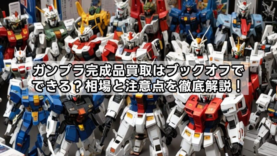 ガンプラ完成品買取はブックオフでできる？相場と注意点を徹底解説！