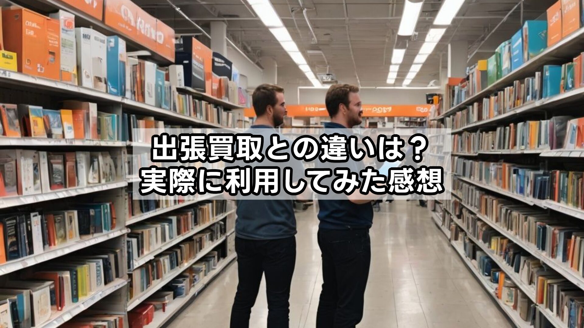 出張買取との違いは？実際に利用してみた感想