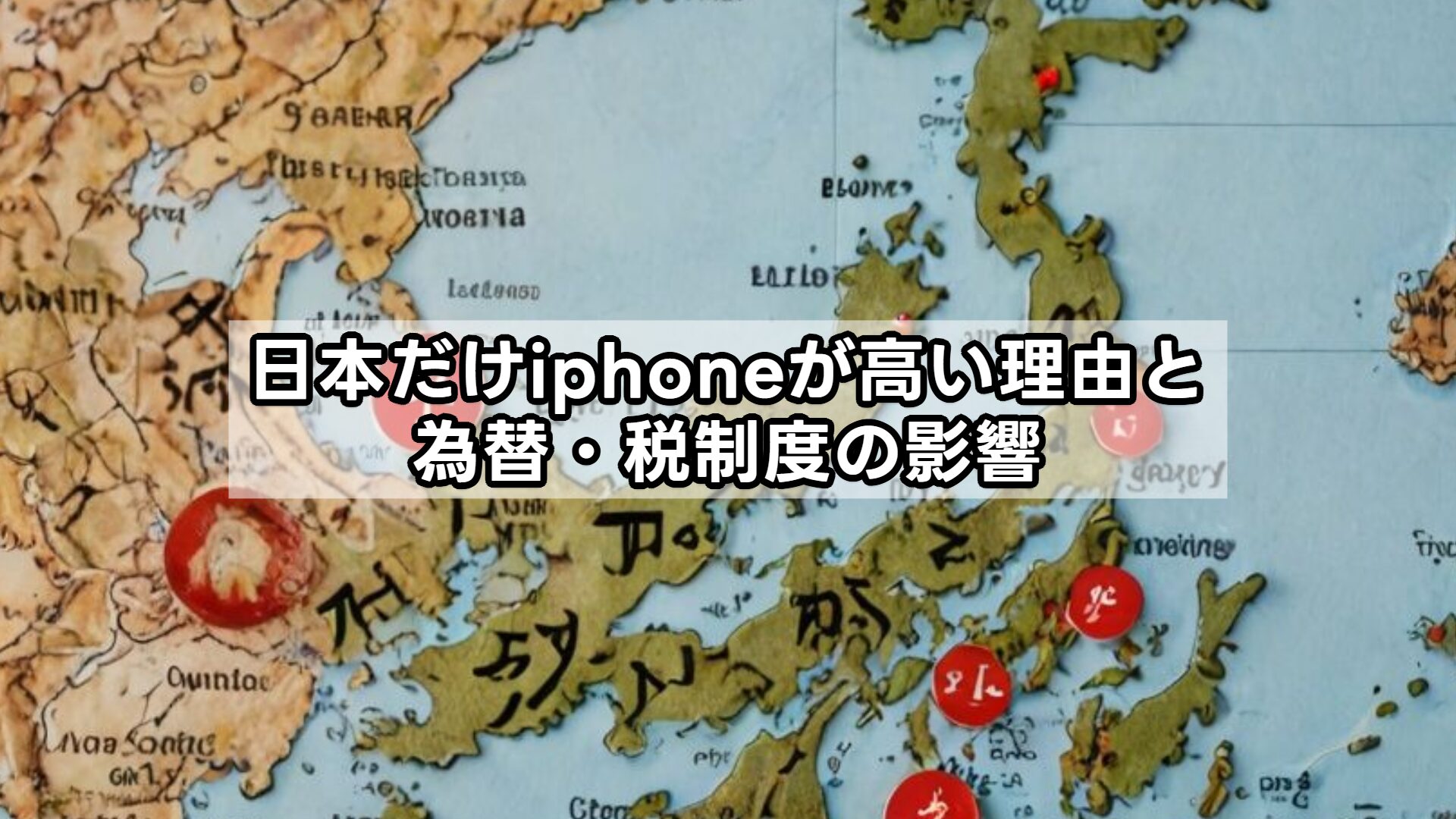 日本だけiphoneが高い理由と為替・税制度の影響