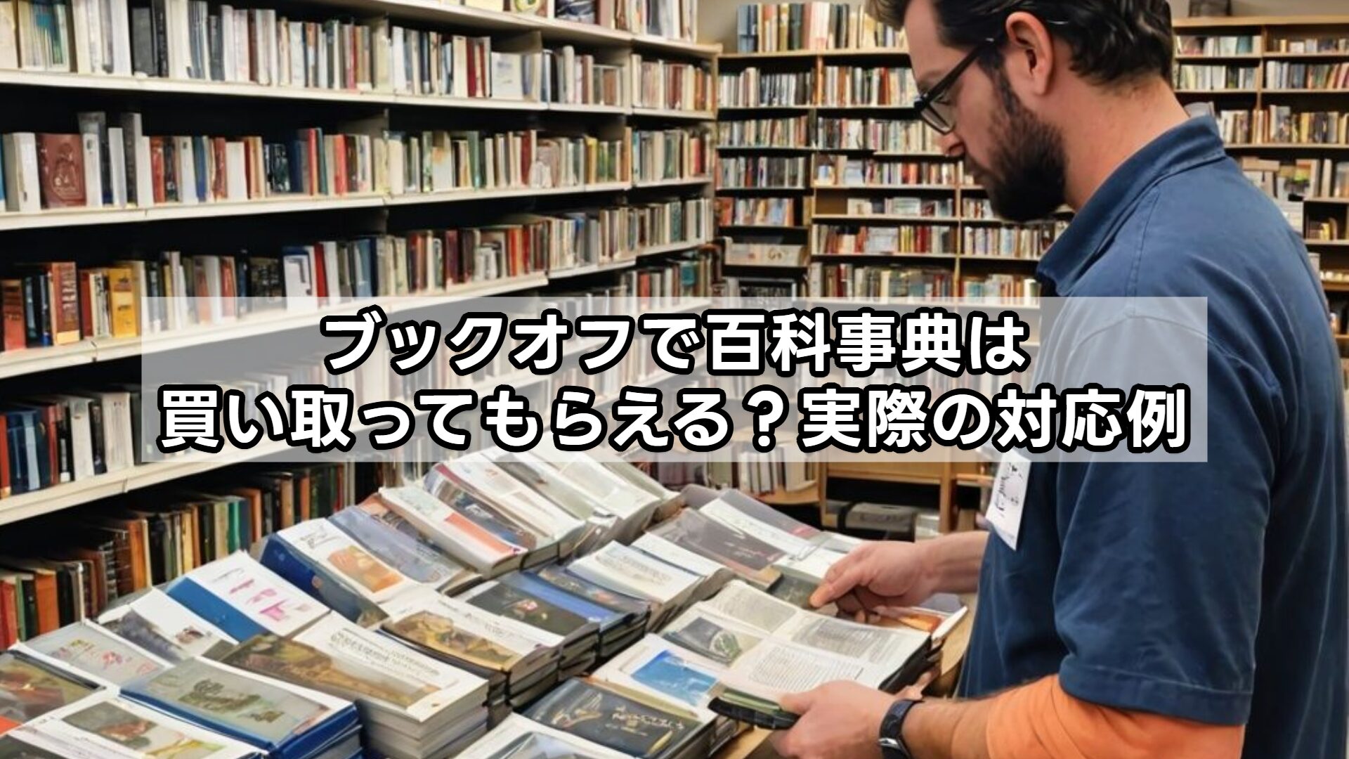 ブックオフで百科事典は買い取ってもらえる？実際の対応例