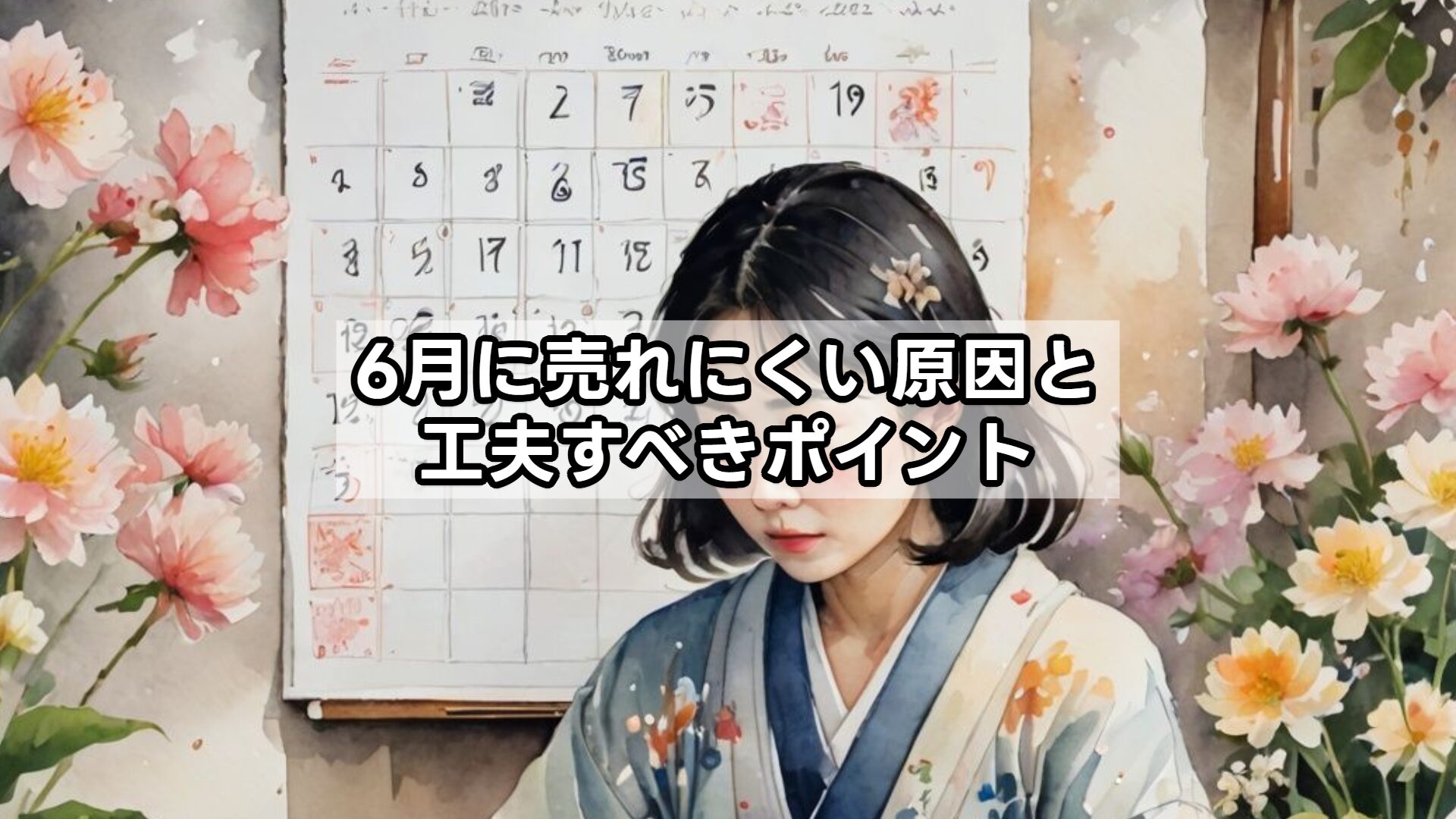 6月に売れにくい原因と工夫すべきポイント