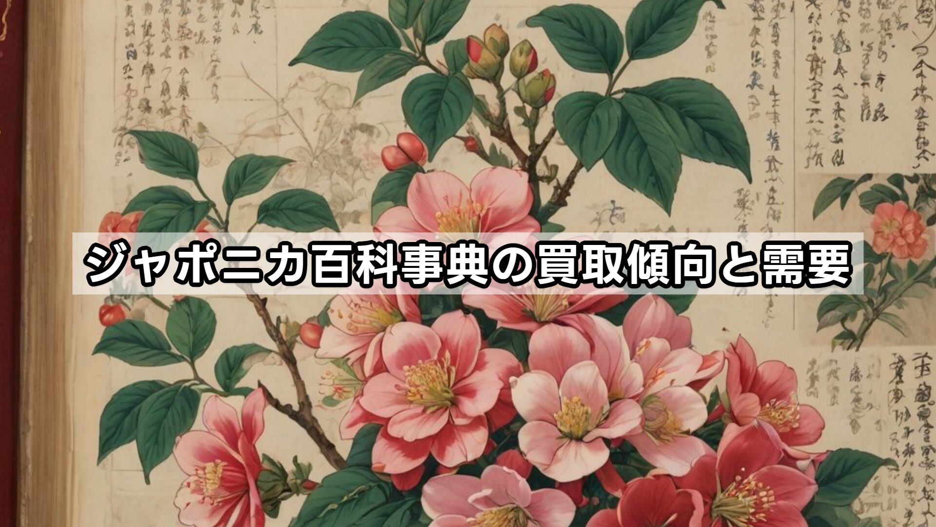 ジャポニカ百科事典の買取傾向と需要