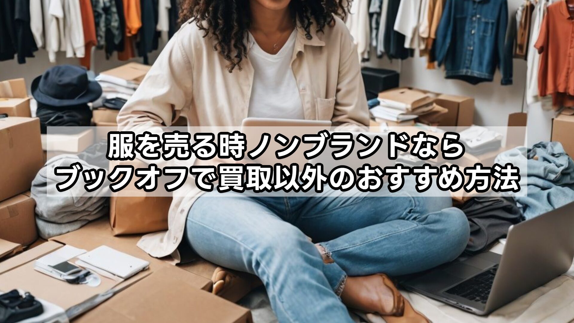 服を売る時ノンブランドなら、ブックオフで買取以外のおすすめ方法