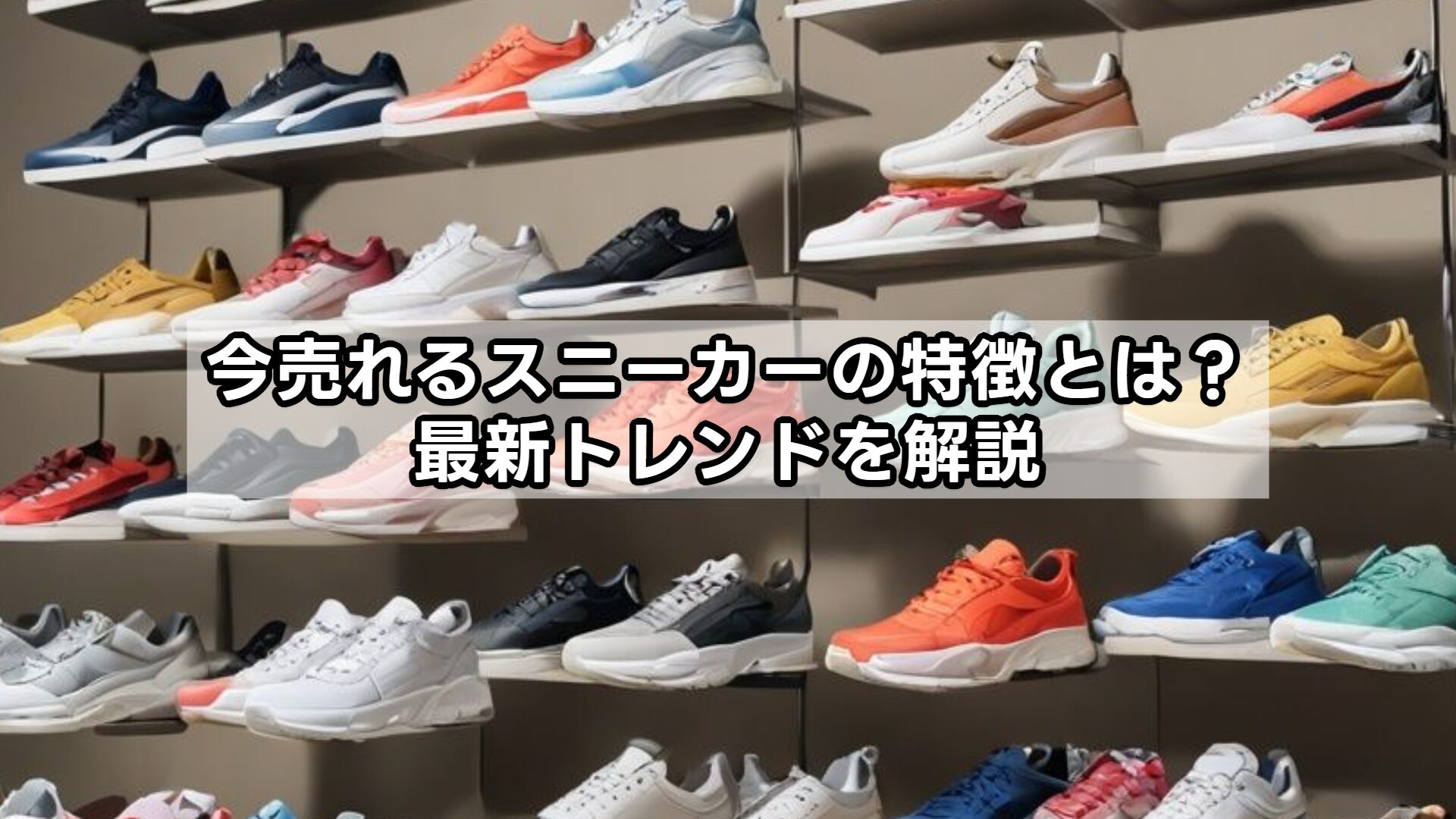 今売れるスニーカーの特徴とは？最新トレンドを解説
