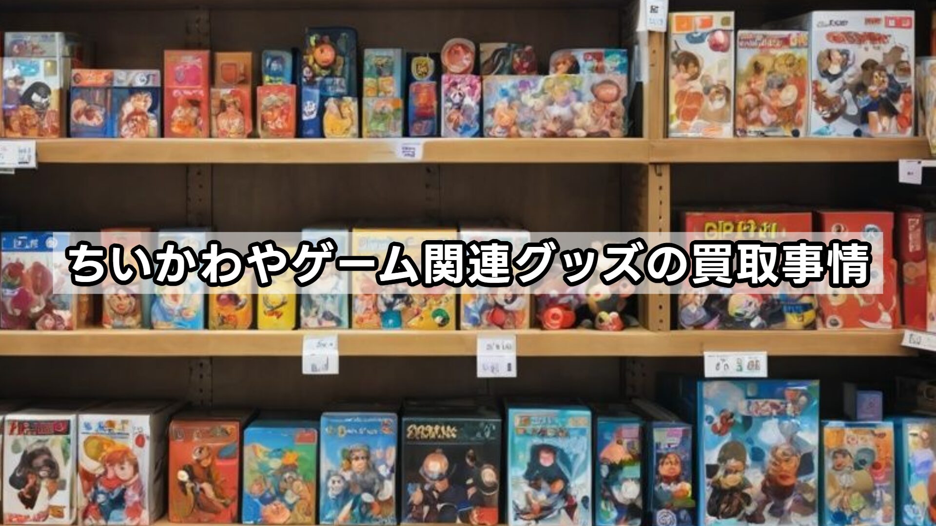 ちいかわやゲーム関連グッズの買取事情
