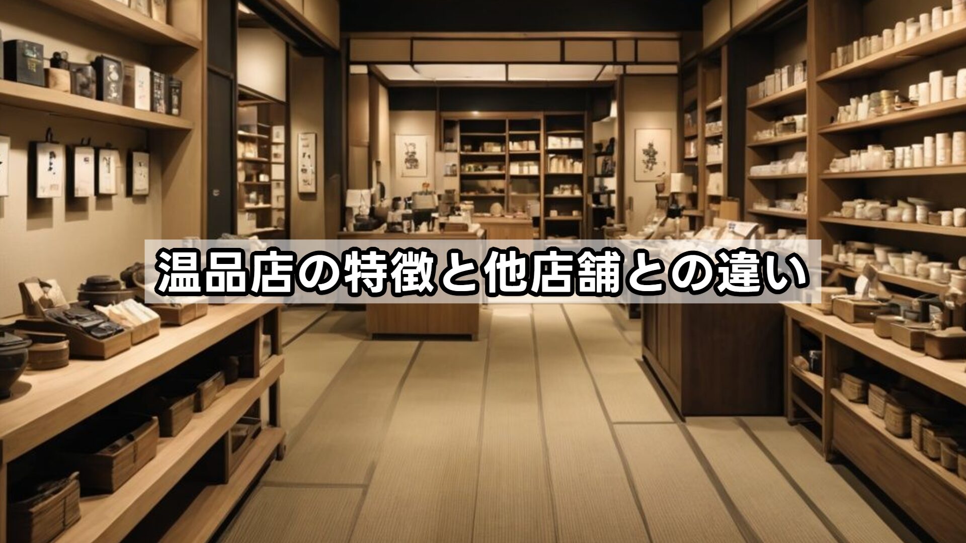 温品店の特徴と他店舗との違い
