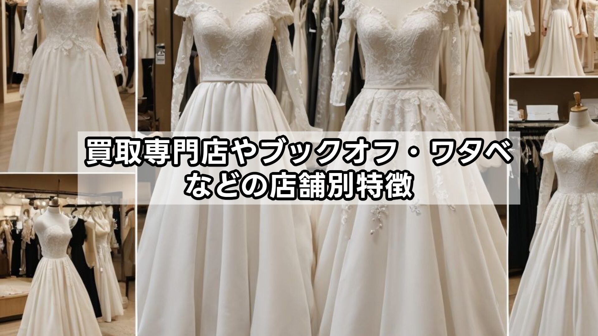 買取専門店やブックオフ・ワタベなどの店舗別特徴