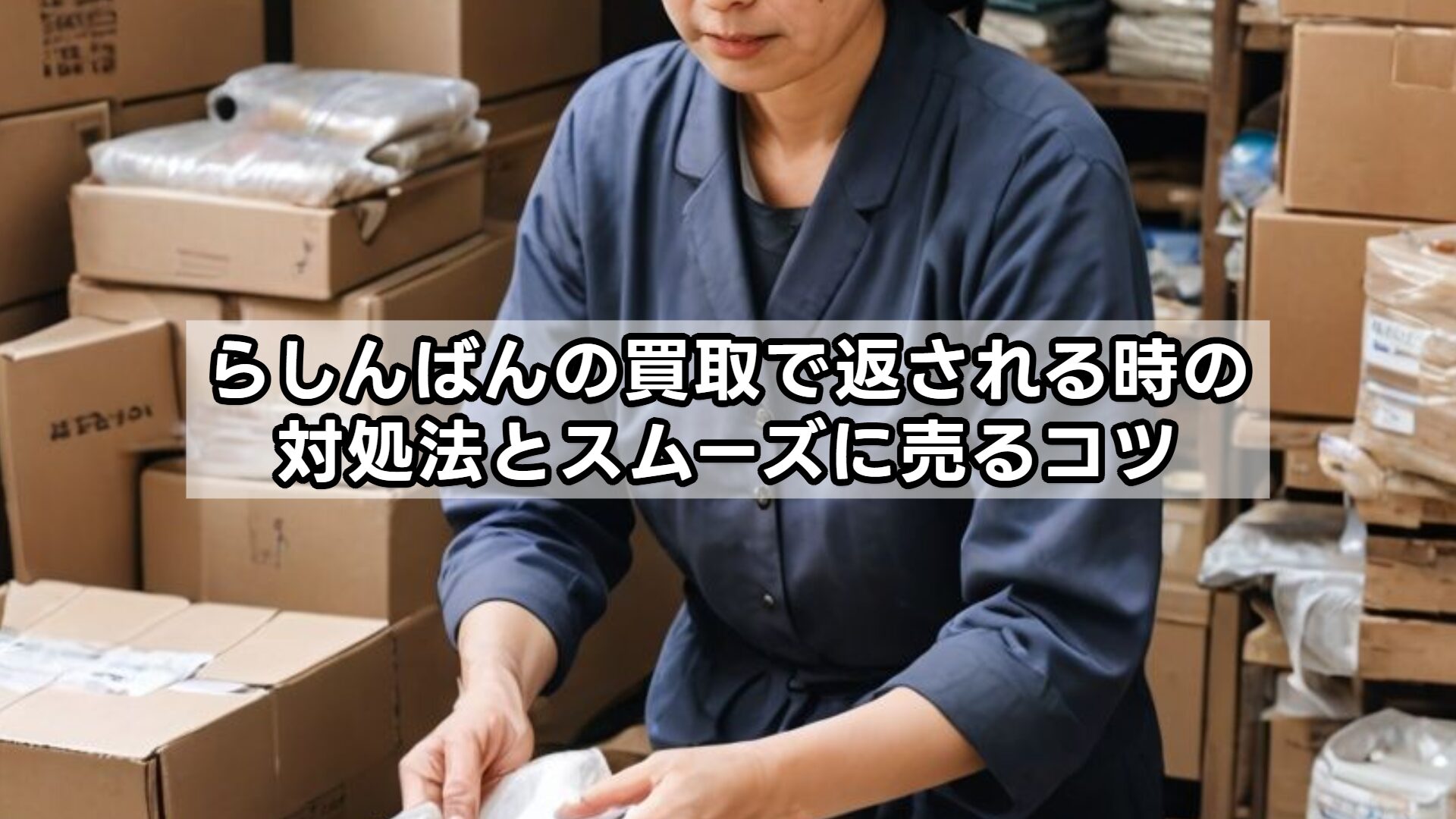 らしんばんの買取で返される時の対処法とスムーズに売るコツ