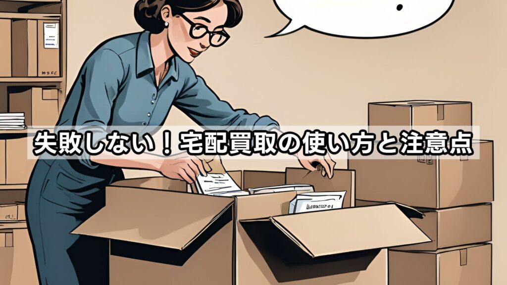 失敗しない!宅配買取の使い方と注意点