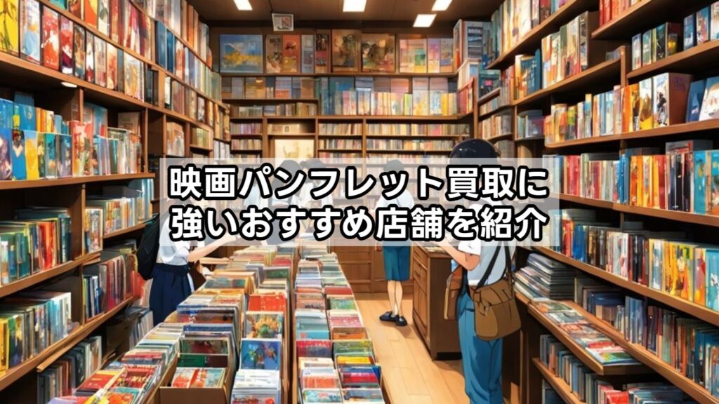 映画パンフレット買取に
強いおすすめ店舗を紹介