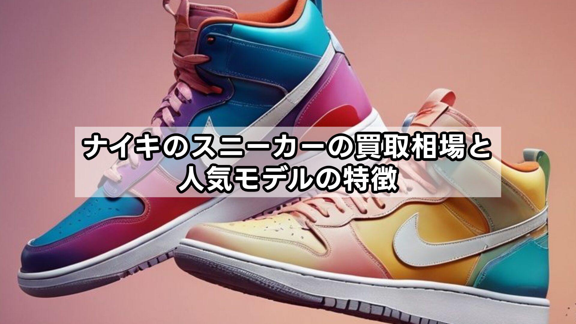 ナイキのスニーカーの買取相場と人気モデルの特徴