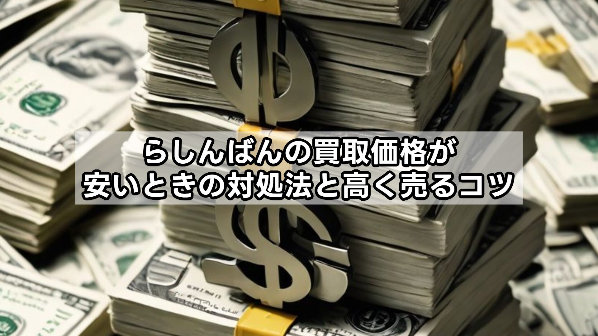 らしんばんの買取価格が安いときの対処法と高く売るコツ