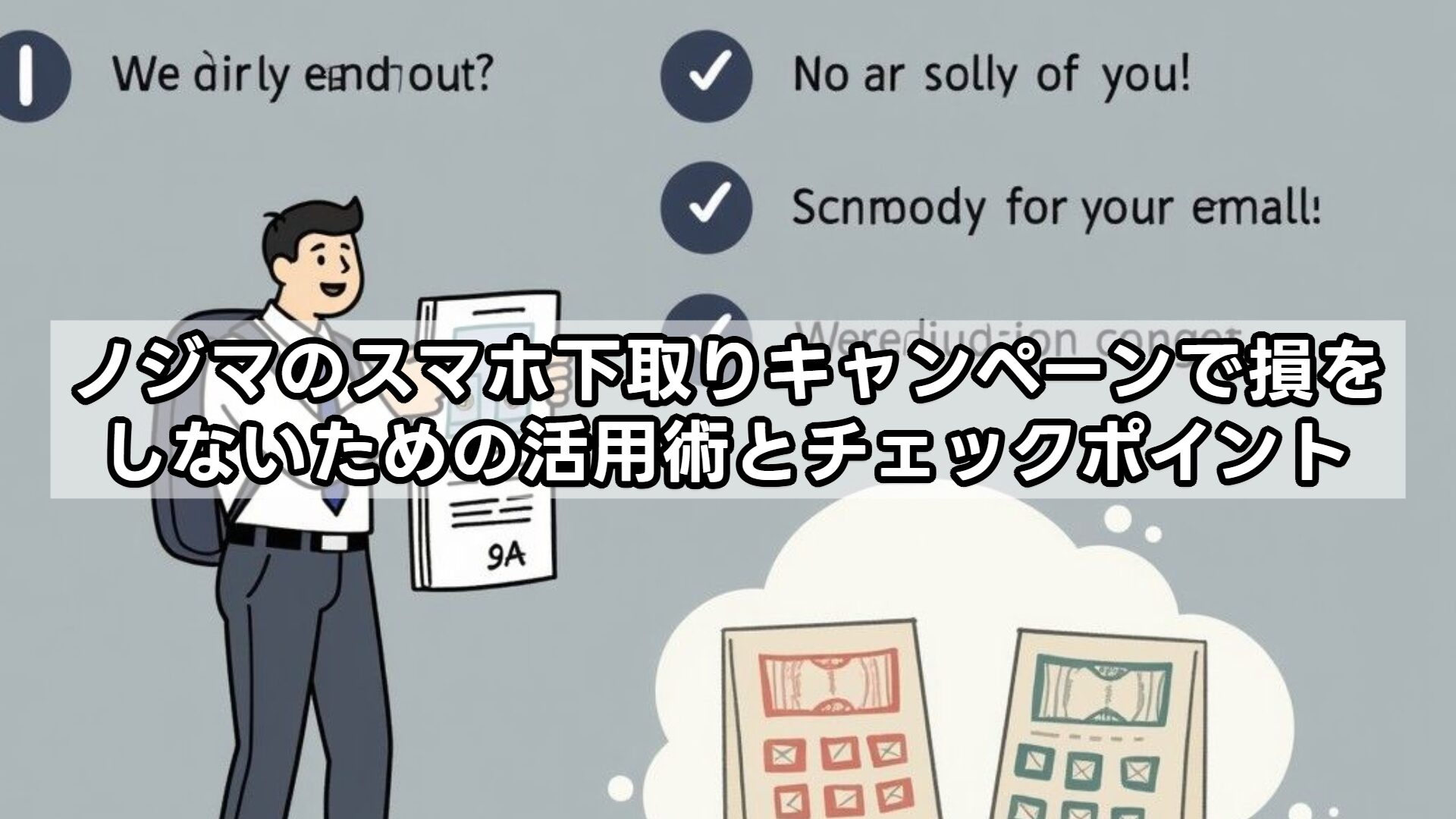 ノジマのスマホ下取りキャンペーンで損をしないための活用術とチェックポイント