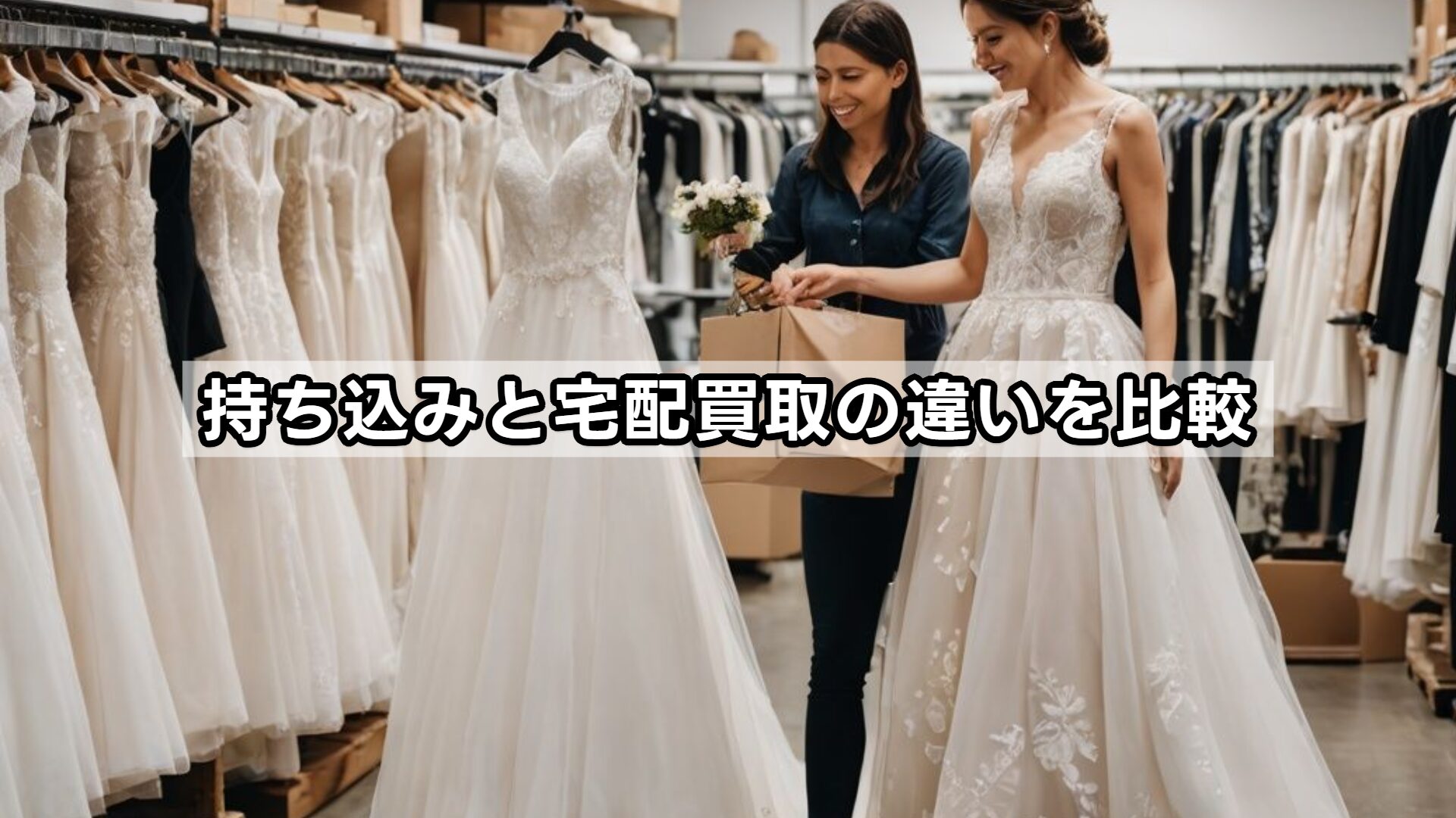 持ち込みと宅配買取の違いを比較