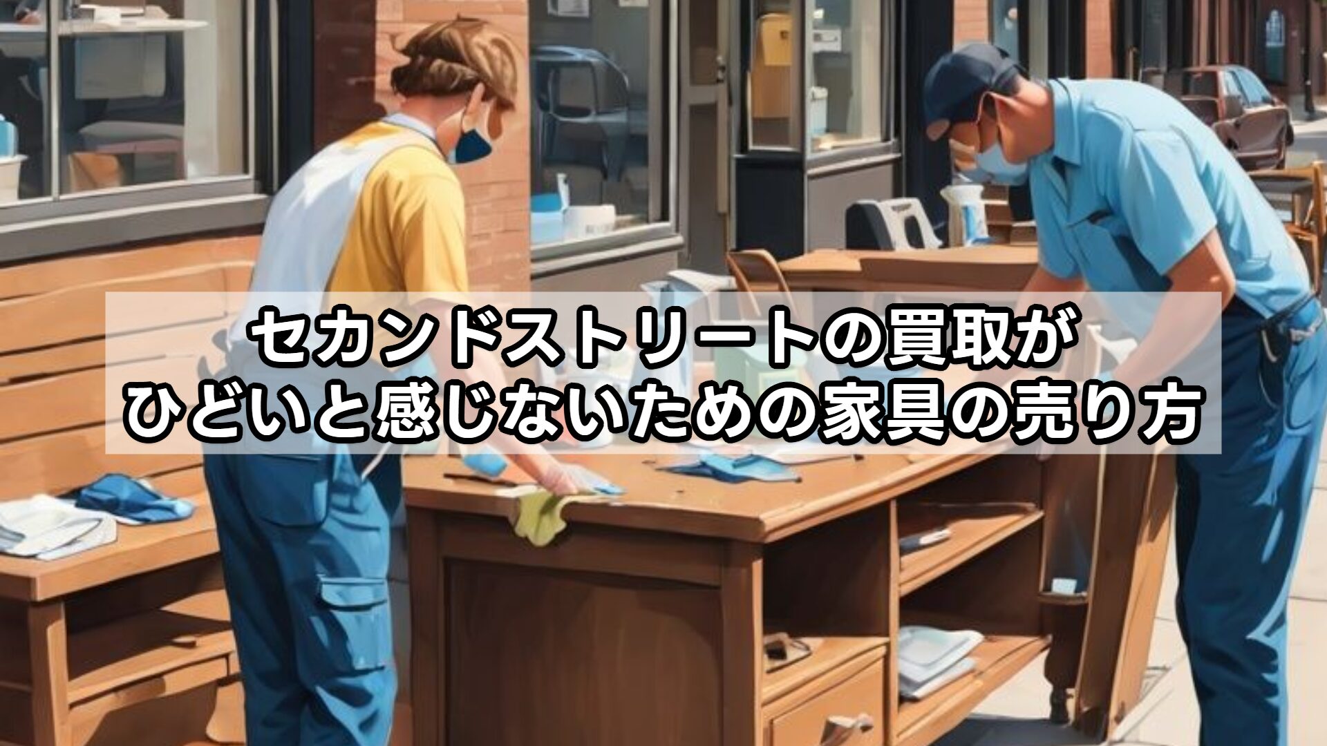 セカンドストリートの買取がひどいと感じないための家具の売り方