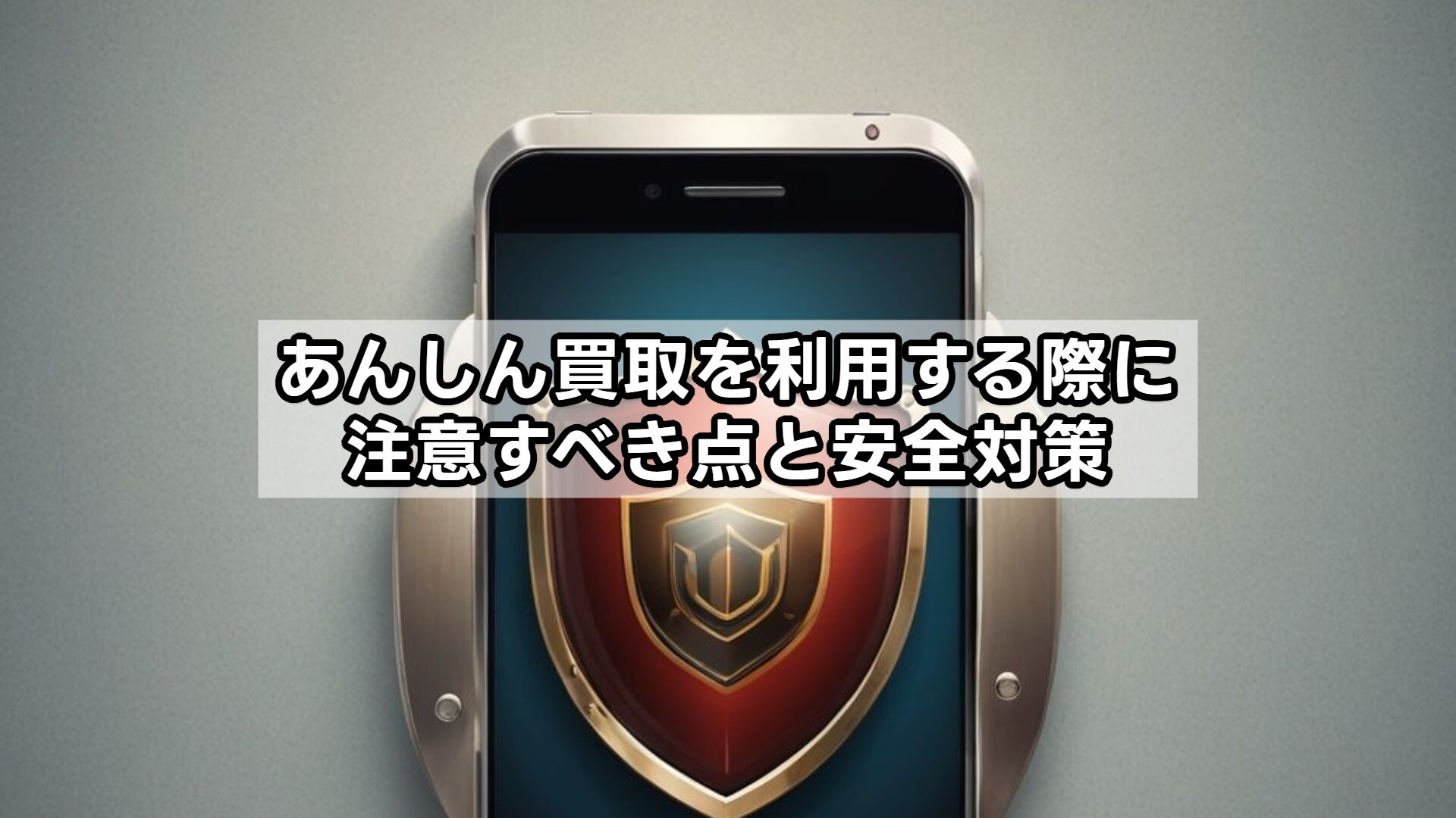 あんしん買取を利用する際に注意すべき点と安全対策