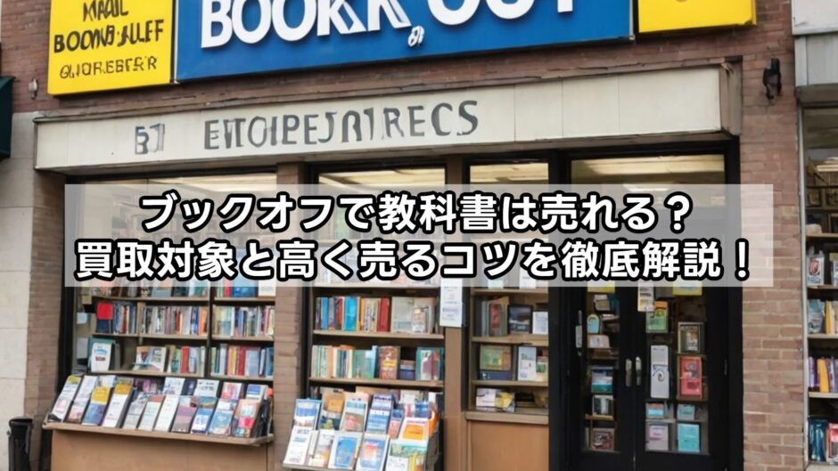ブックオフで教科書は売れる？買取対象と高く売るコツを徹底解説！