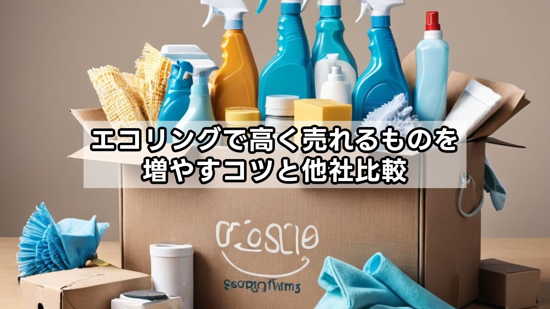 エコリングで高く売れるものを増やすコツと他社比較
