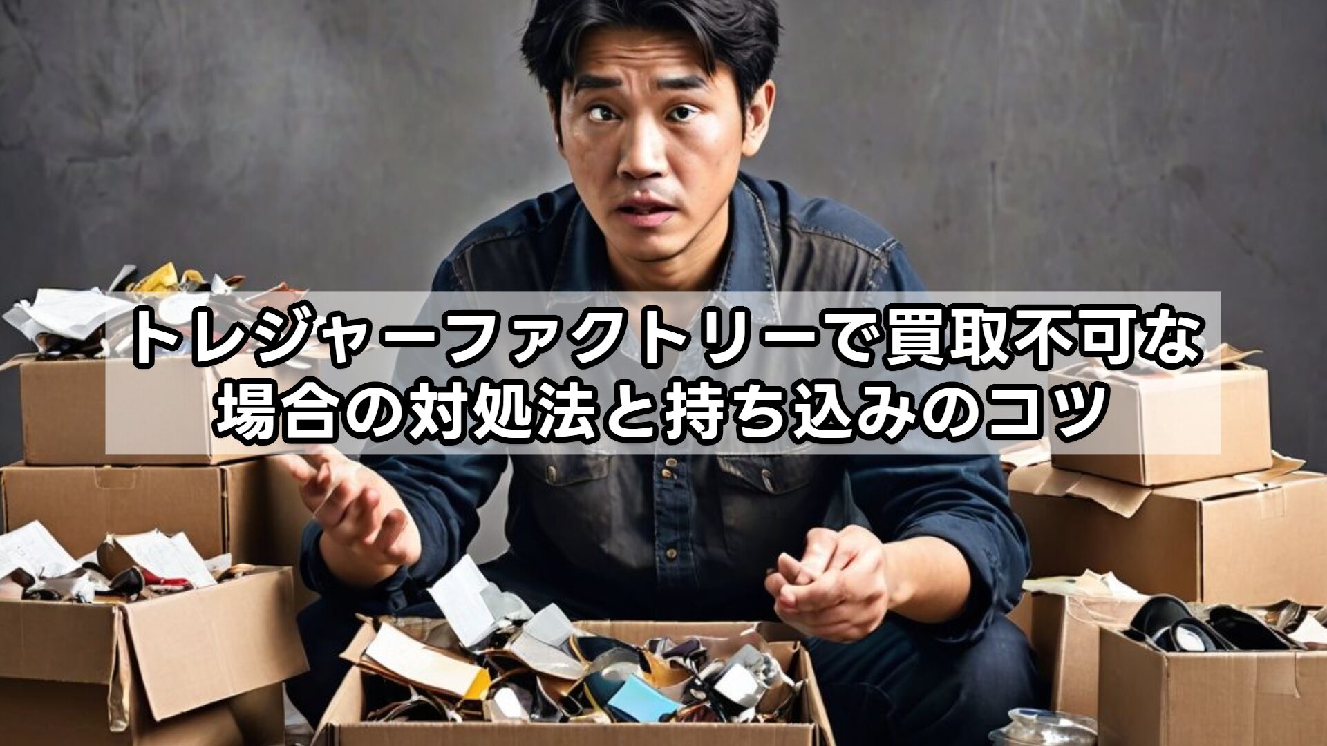 トレジャーファクトリーで買取不可な場合の対処法と持ち込みのコツ