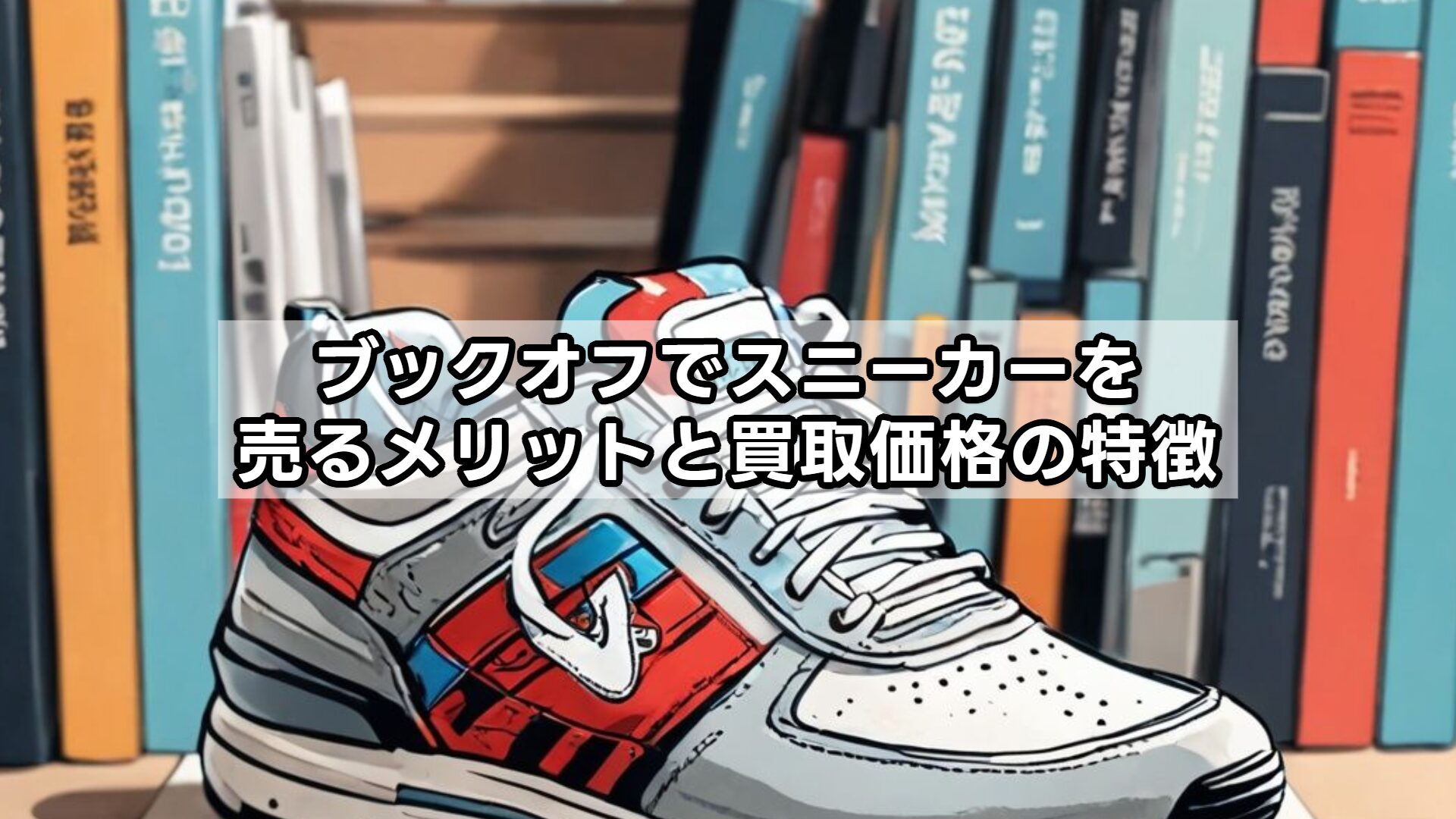 ブックオフでスニーカーを売るメリットと買取価格の特徴