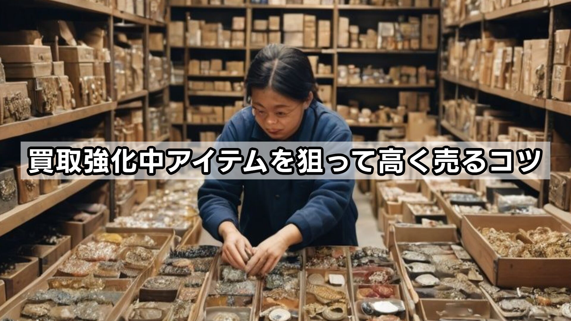 買取強化中アイテムを狙って高く売るコツ