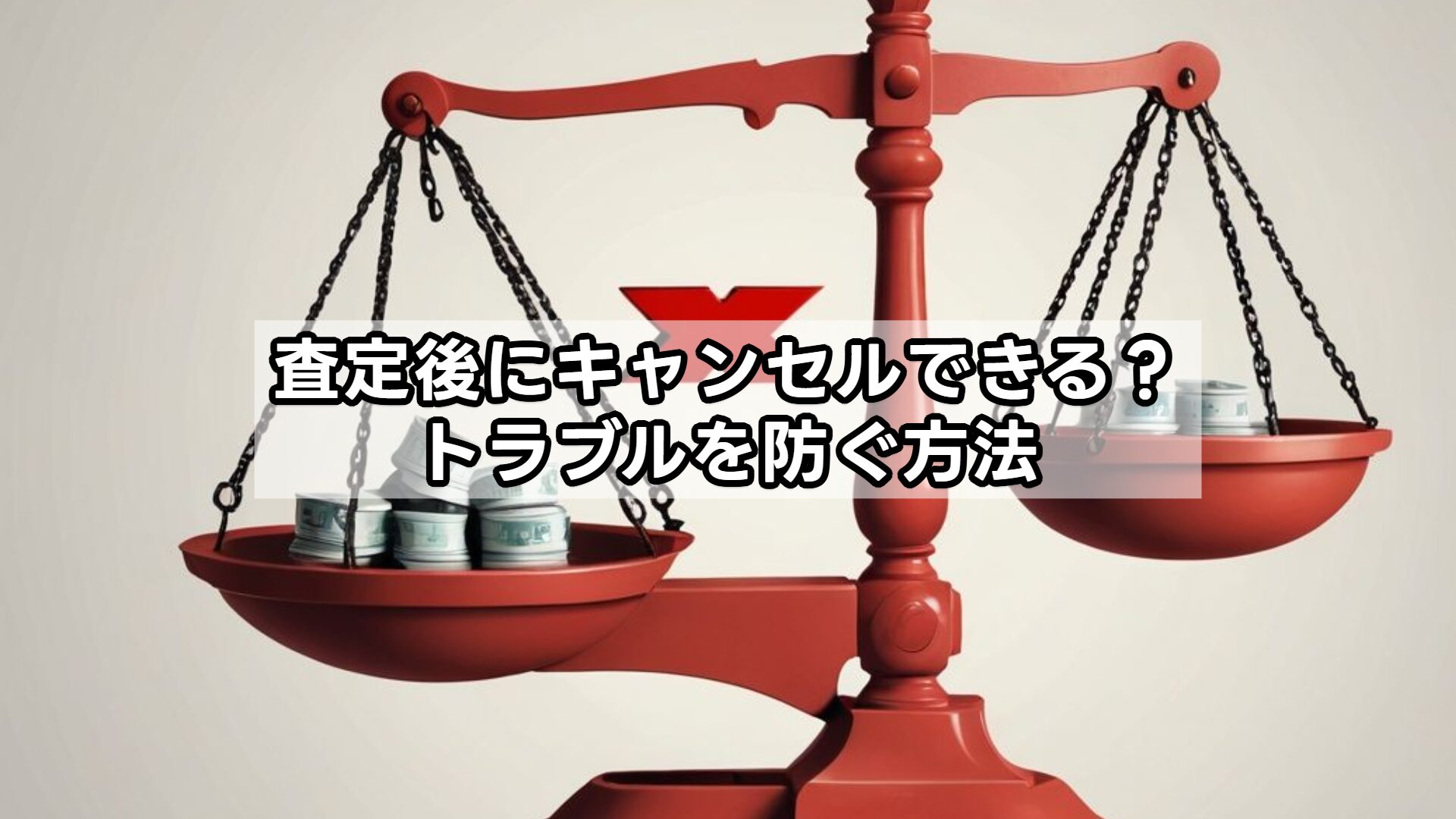 査定後にキャンセルできる？トラブルを防ぐ方法