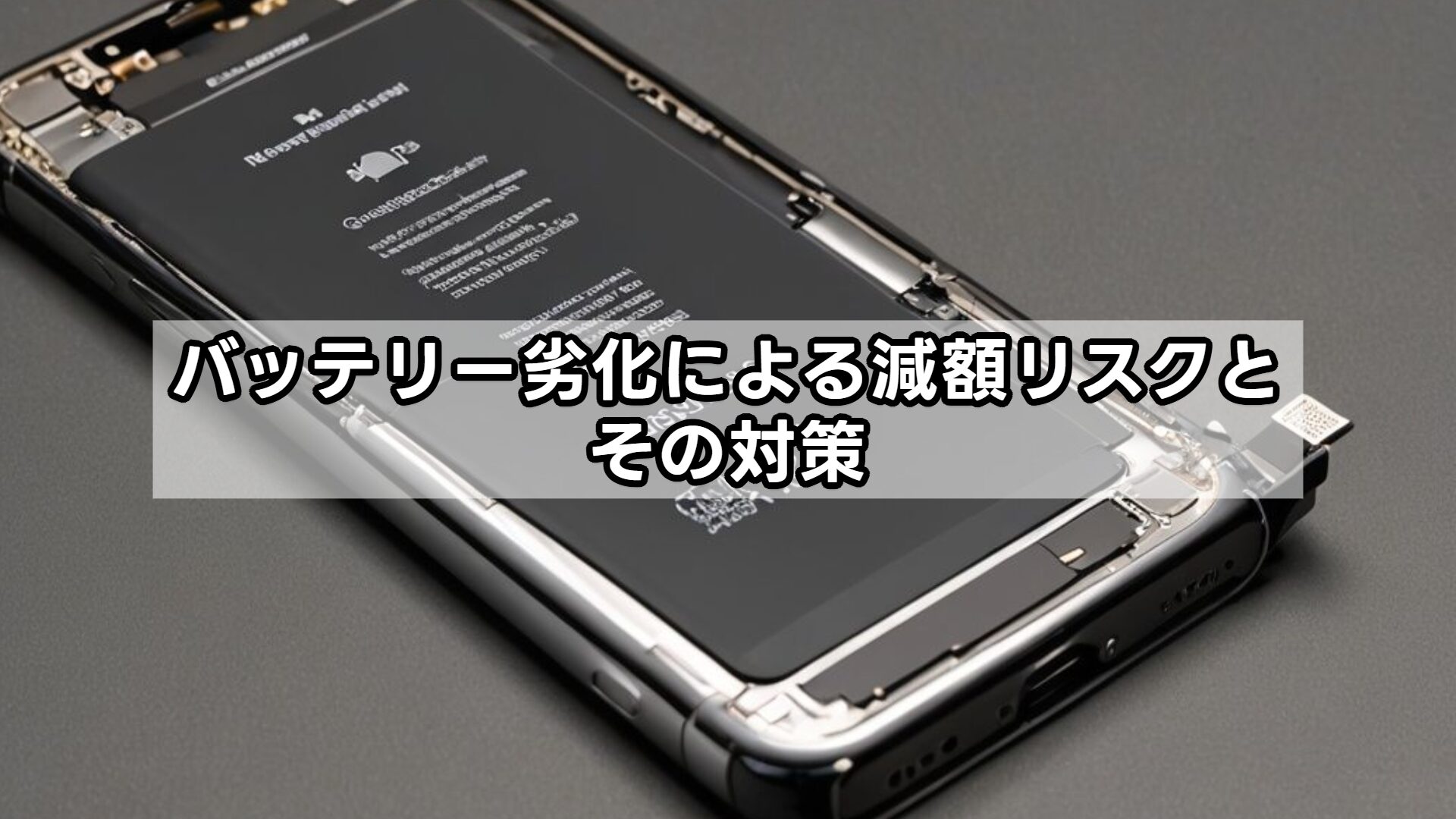 バッテリー劣化による減額リスクとその対策