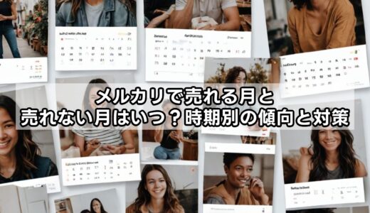メルカリで売れる月と売れない月はいつ？時期別の傾向と対策