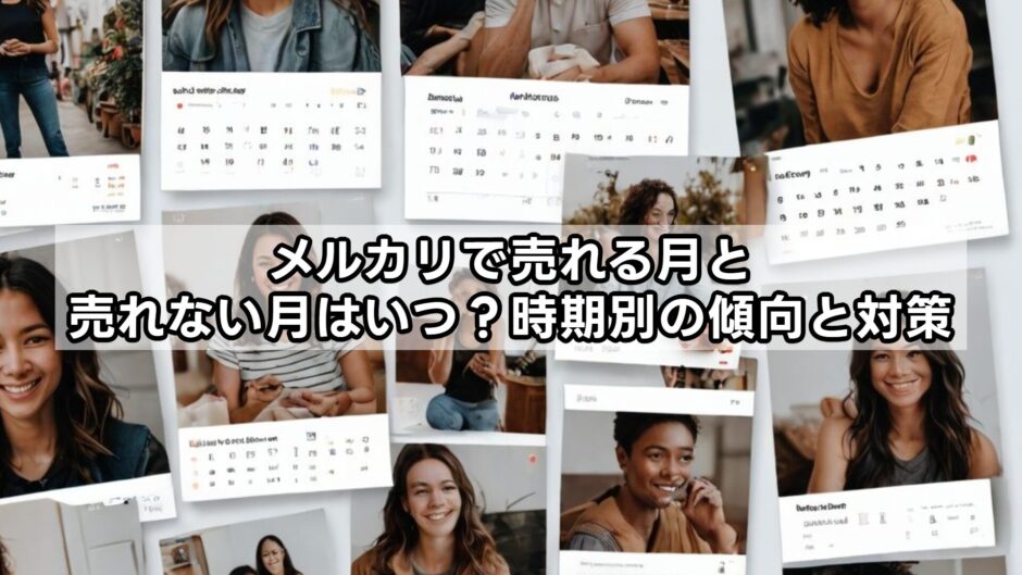メルカリで売れる月と売れない月はいつ？時期別の傾向と対策