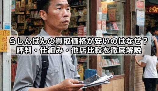 らしんばんの買取価格が安いのはなぜ？評判・仕組み・他店比較を徹底解説