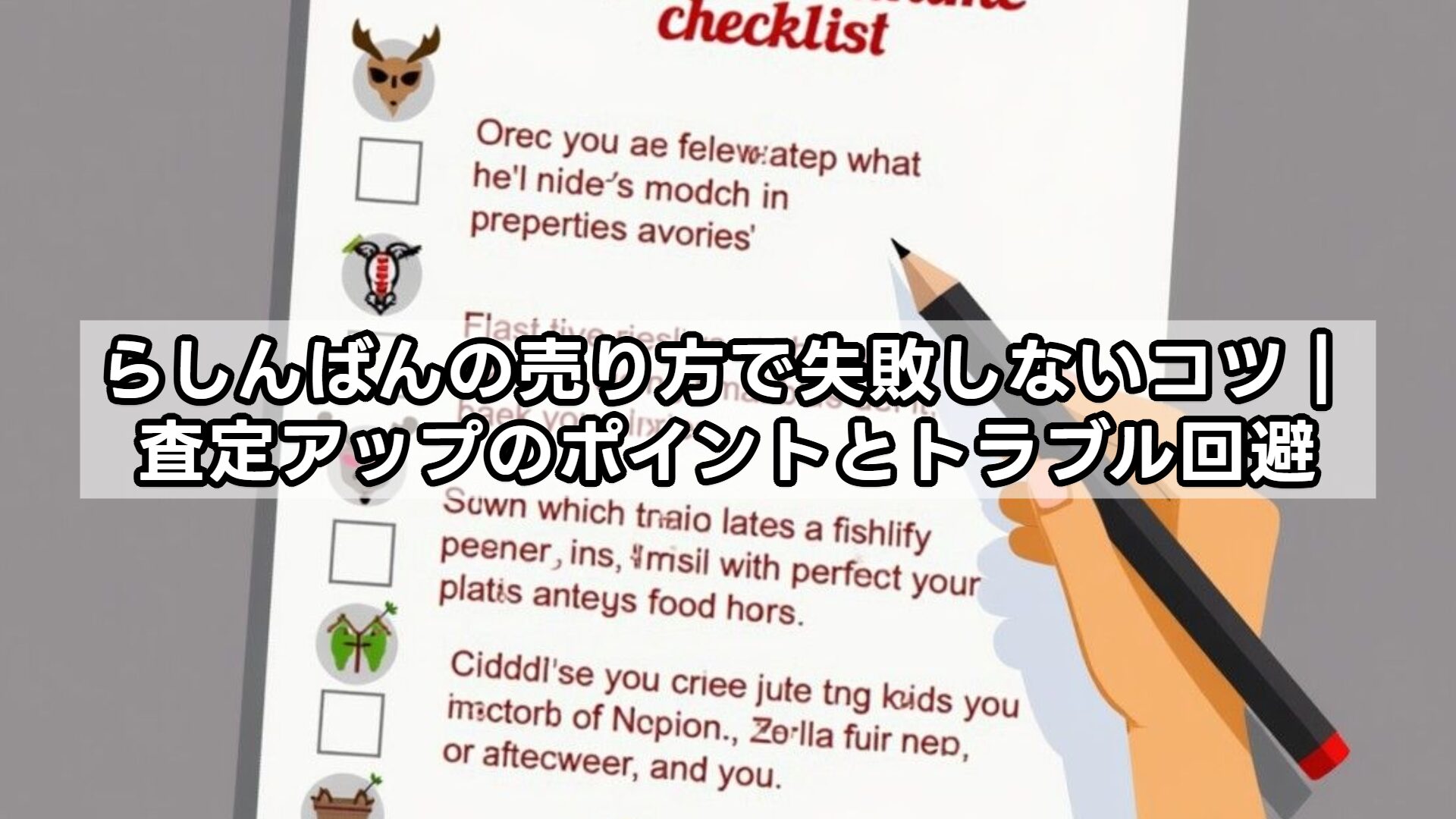 らしんばんの売り方で失敗しないコツ｜査定アップのポイントとトラブル回避